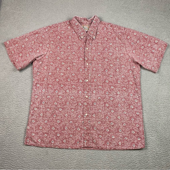 Reyn Spooner Men's Size XXL Commemorative Classics Red Floral Hawaiian Shirt ** - Picture 1 of 10
